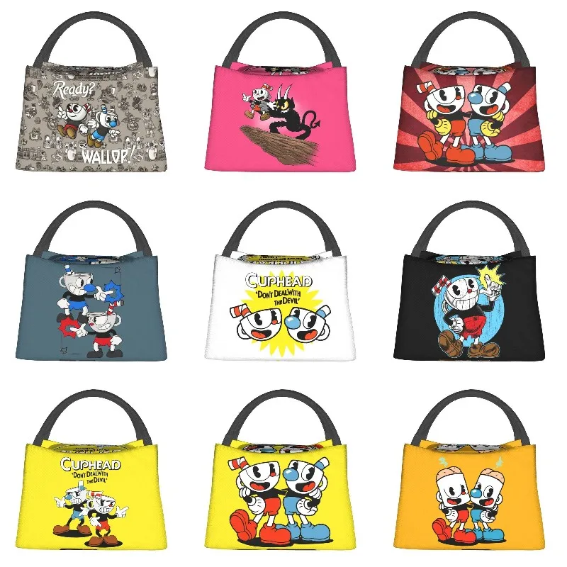 

Персонализированная популярная мультяшная настольная сумка для обеда, мужская, женская, Мужская Термосумка, изолированный Ланч-бокс для работы или путешествий