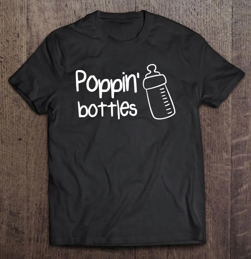 

Новая мужская футболка с надписью «объявление беременности Poppin bottle», мужская рубашка, эстетическая одежда, мужская футболка, летняя Аниме М...