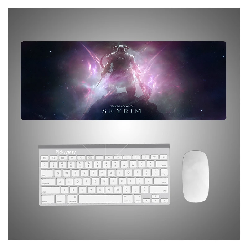 

Mouse Pad Mat PC Computer Mousepad 90x40 Natural Rubber Gamer Desk Mat Computer Gamer keyboard Mouse The Elder Scrolls V Skyrim