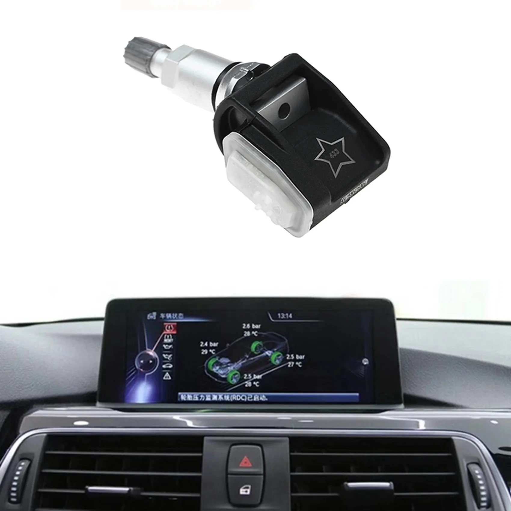 

36106887147 Tire Pressure Monitor Sensor for-BMW G30 G31 G11 G12 X3 X4 Mercedes-Benz W213 6887140-01 433Mhz TPMS Sensor