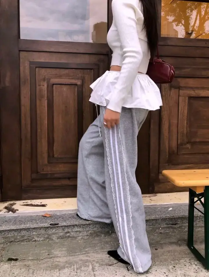 Neploe Кружевные брюки из хлопка