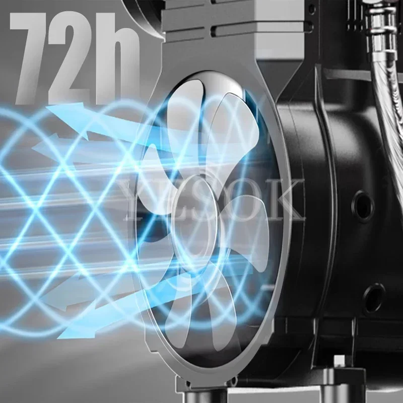 НОВЫЙ бесшумный воздушный компрессор 3180 Вт 40 л для домашнего ремонта автомобилей