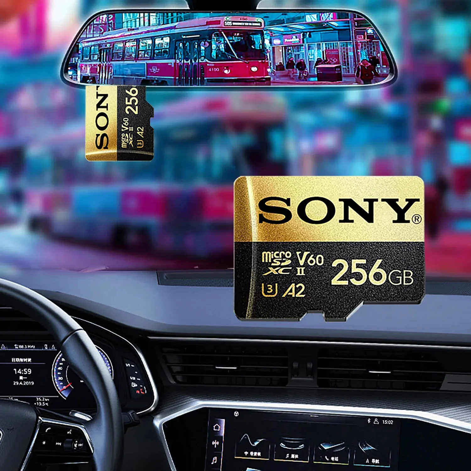 Карта памяти SONY Micro SD 1 ТБ 128 ГБ 256 высокоскоростная карта Cartao De Memoria TF C10 для XiaoMi Sandisk