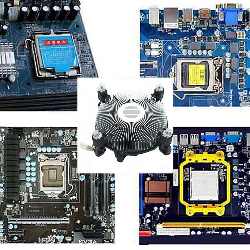 HOT-CPU Вентилятор охлаждения 2400 об/мин тихий вентилятор для процессоров LGA