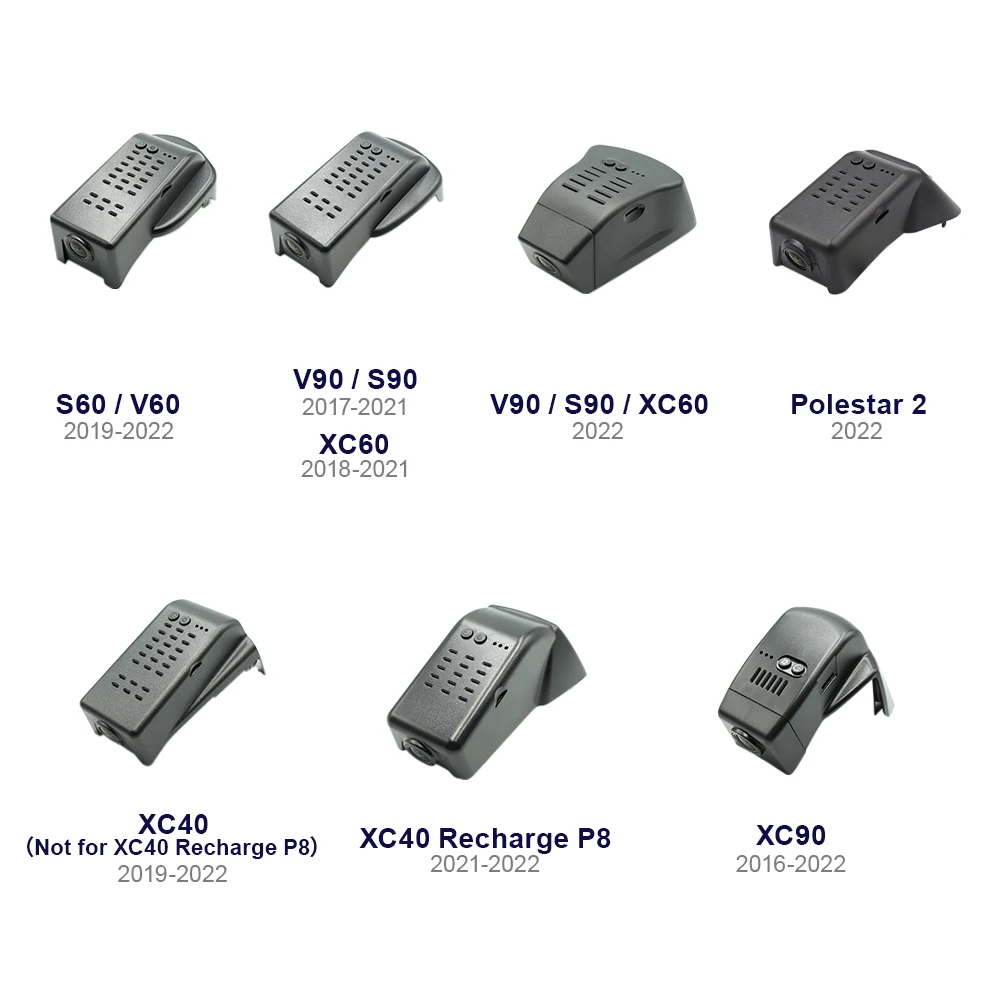 $122.52 Dash Cam for Volvo XC60 XC90 S60 XC40 V60 S90 V90 Polestar 2 2016-2022,ARB 4K Dash Camera for Car,WiFi Car DVR Front and Rear