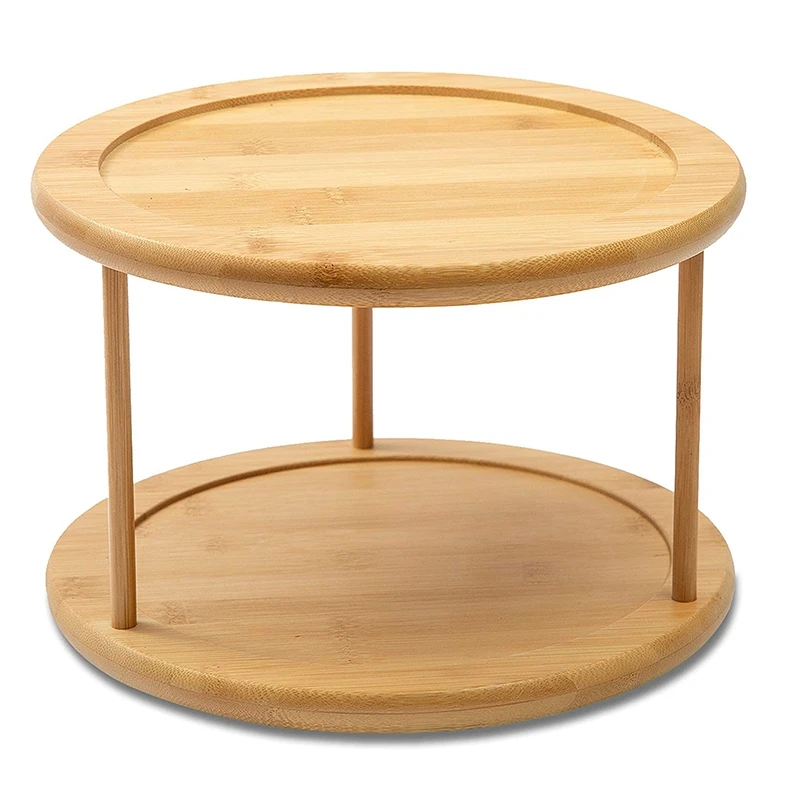 

Rotating Cabinet Organizer For Kitchen Pantry Countertop Snack Spice Rack Fruit Makeup Storage