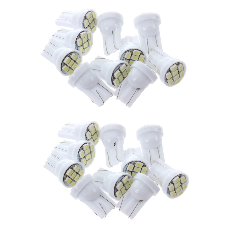 

20X T10 W5W 8 SMD LED White - Light Bulb Light Interior Light Bulb 12V
