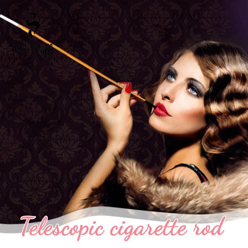

WE PUFF Telescopic Cigarette Rod Men's and Women's Style Party Filter Tobacco Mouthpiece Rough Slim Tube Cigarette Holder