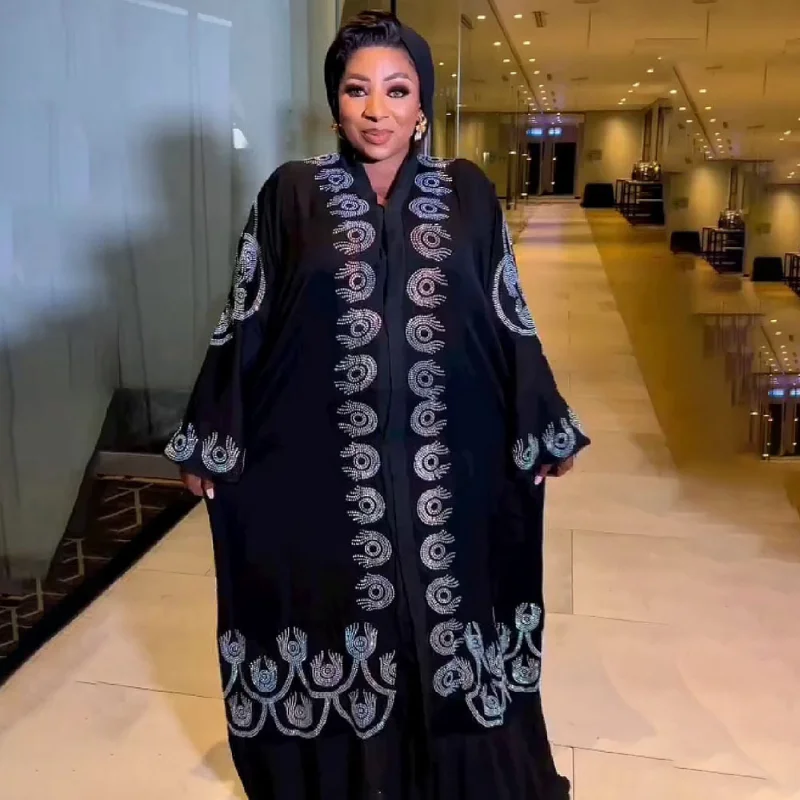 Ramadan Abaya Dubai Kaftan Muslim Hijab Dress Cardigan African Evening Dresses For Women Kimono Robe Femme Caftan Islam Clothing