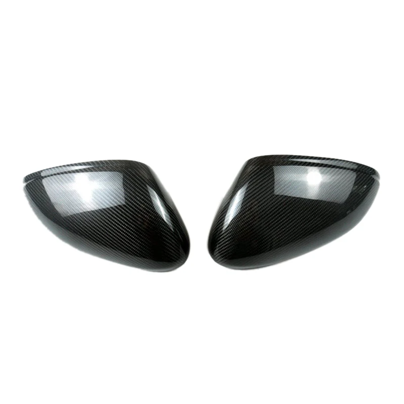 

1 Pair Carbon Fiber Wing Rearview Side Mirror Cover Cap for Porsche- Cayenne 2018-2021