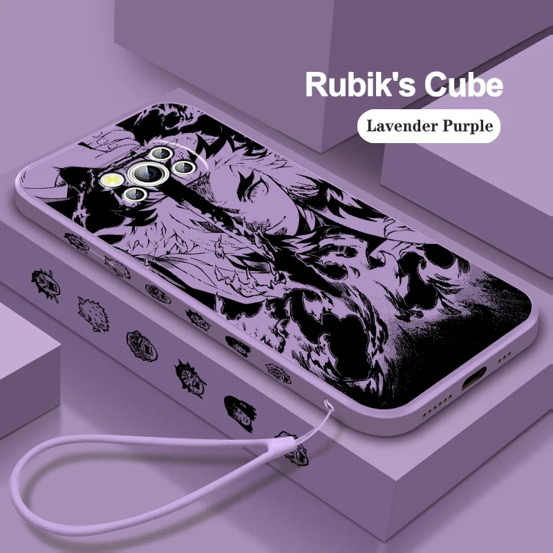

Anime Comics Demon Slayer Liquid Left Rope Capa For Xiaomi Mi Poco M5s M5 X5 X4 X3 M4 M3 F4 F3 GT C55 C50 Pro NFC 5G Phone Case