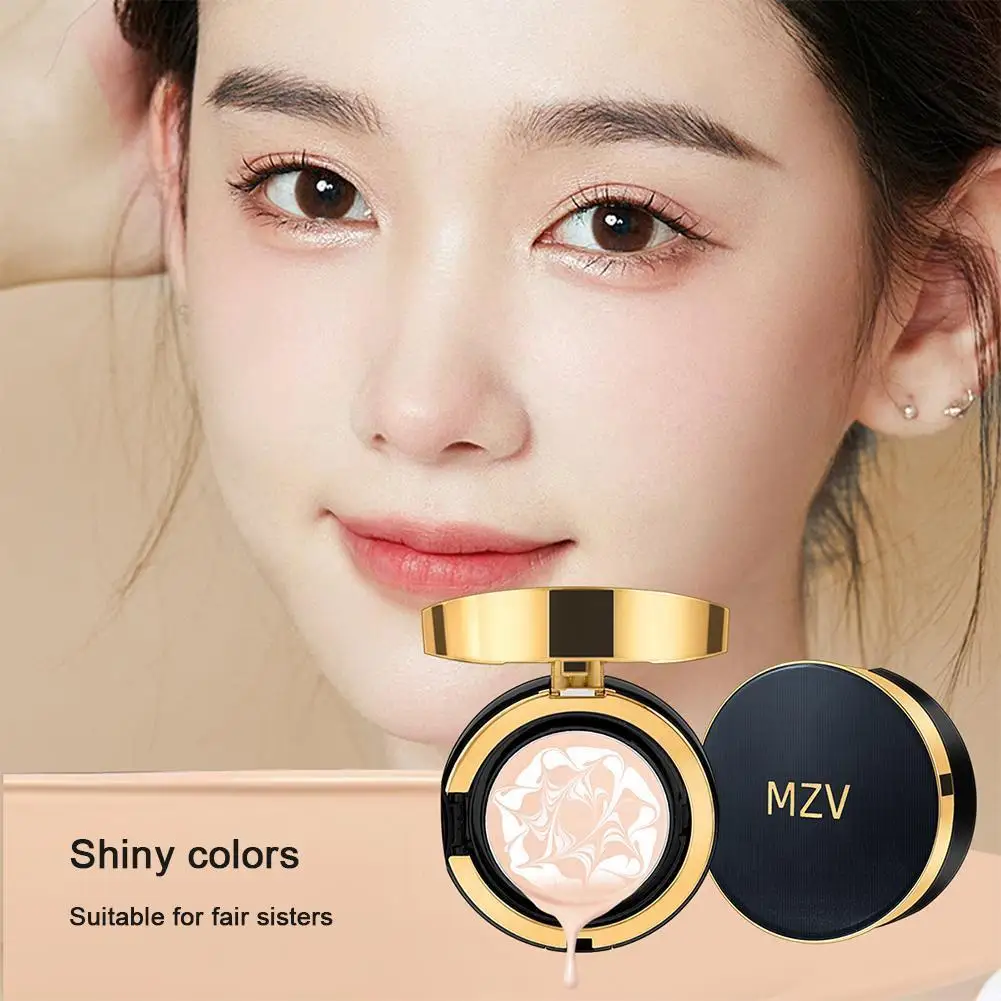 

2-IN-1 Air Cushion Pressed Powder Combination Light Waterproof Lasting Concealer Brighten Moisturizing Foundation Tone Crea X1K8