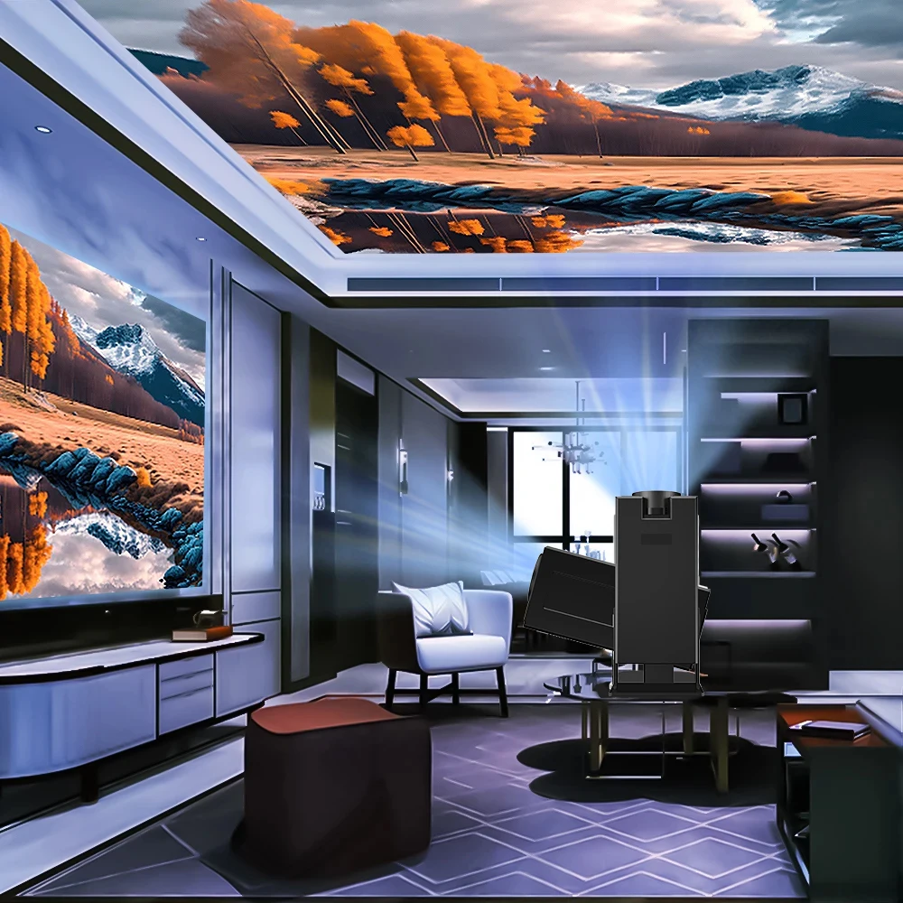 Полярирующий P50Mini Android проектор H713 6G Wi-Fi BT 250Ansi Cinema Home Keystone HDMI Proyector 1080P 4K