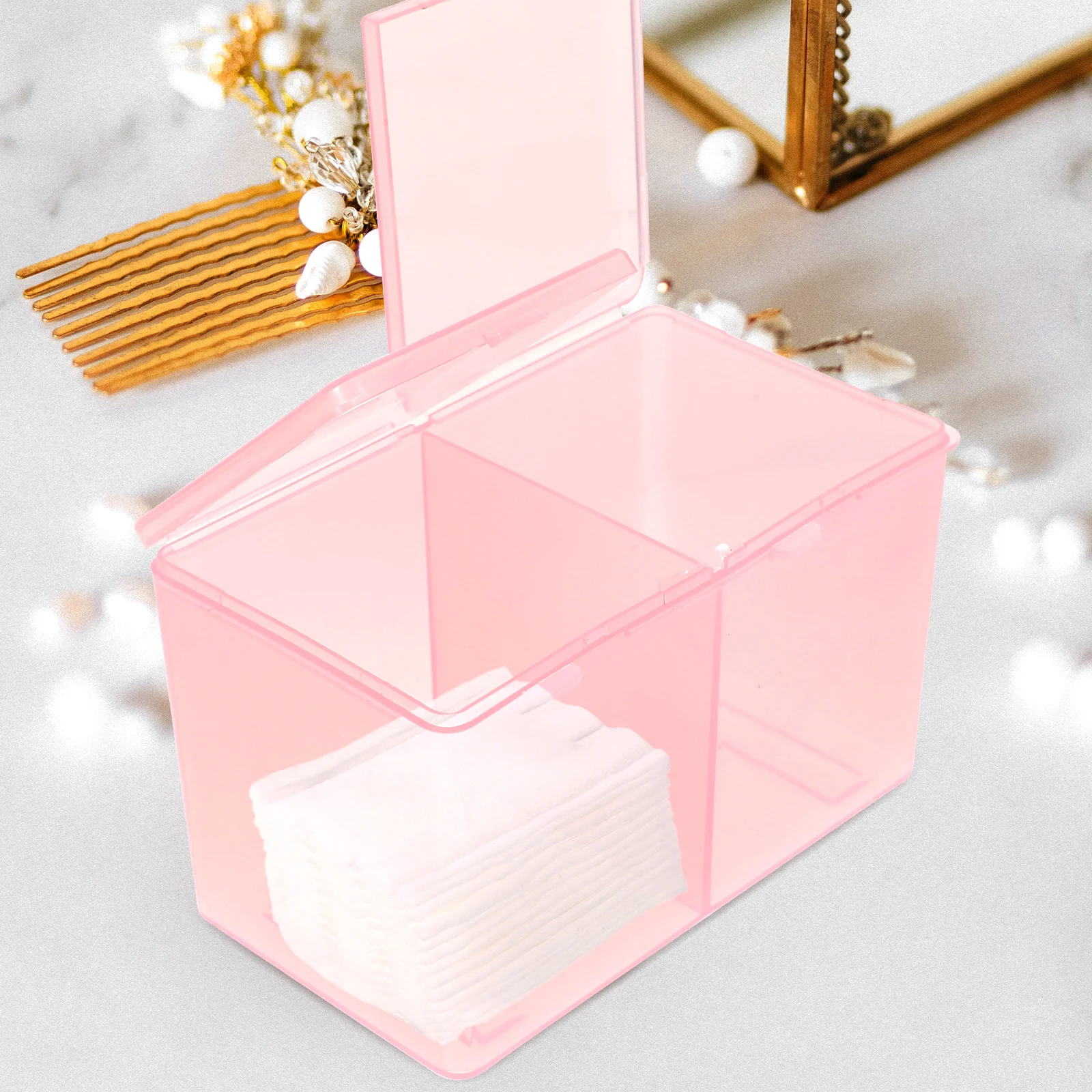 2 шт. держатель для губки макияжа контейнер хранения ватных тампонов тампоны
