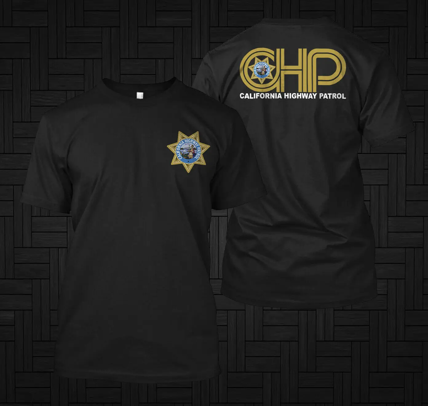 

California Highway PATROL CHP CHIPS Police Department T-Shirt. Summer Cotton Short Sleeve O-Neck Mens T Shirt New S-3XL