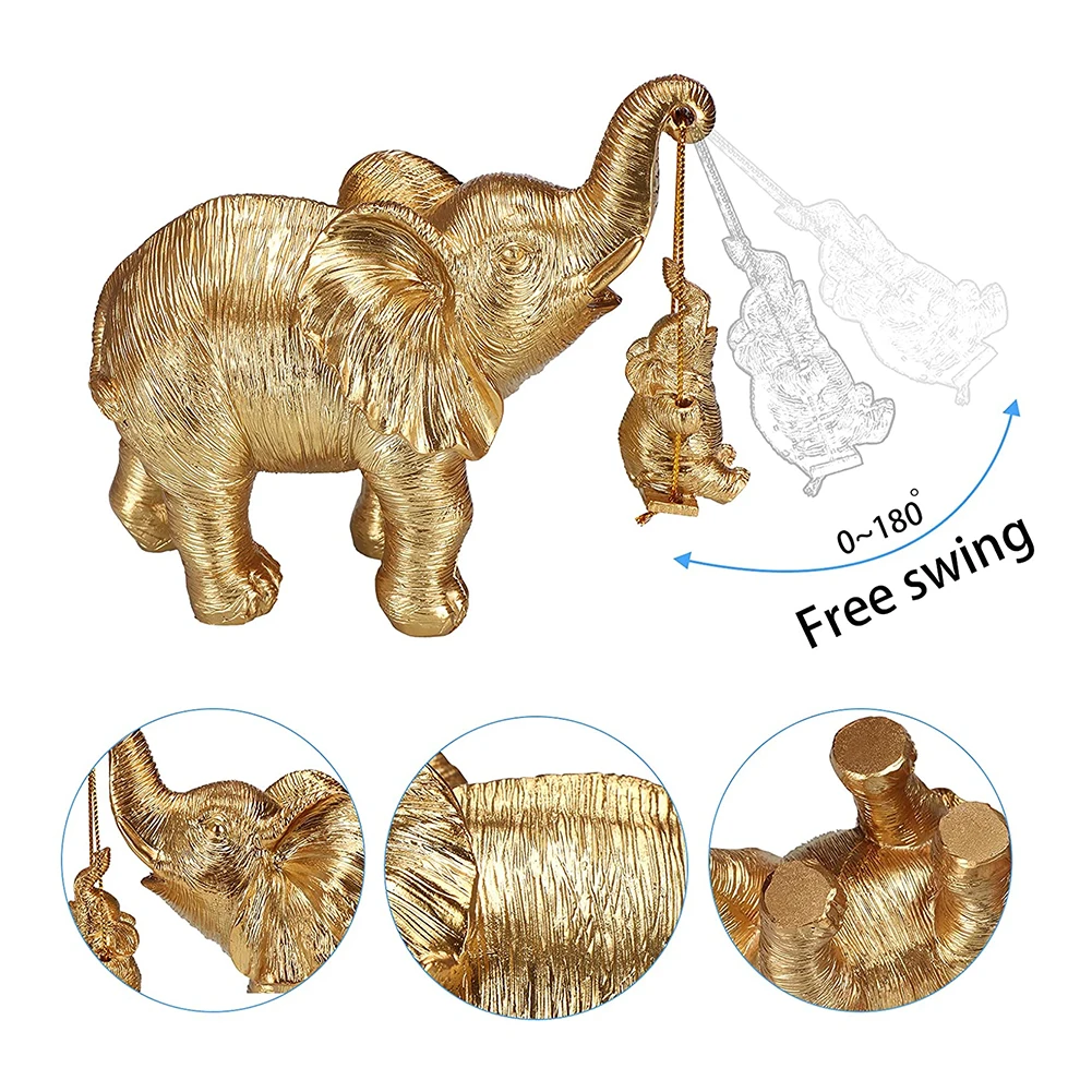 

Статуя слона на удачу, домашний декор, стол, гостиная, ремесла, украшения для домашнего декора