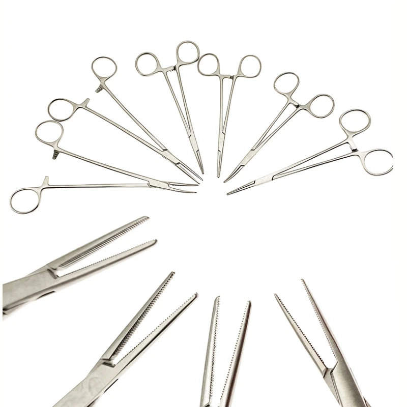 

Stainless Steel Hemostatic Clamp Forceps Surgical Forceps Surgical Tool kit Hemostatic Forceps