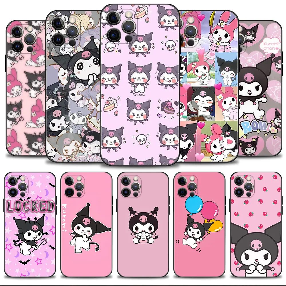 

Cartoon Baby Kuromi My Melody Phone Shell For Apple iPhone 14 13 12 11 Pro Max 13 12 Mini XS Max XR X 7 8 6 6S Plus Case
