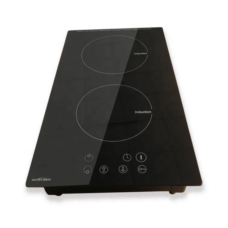 

Electric Cooker 2 Burners Induction Cooktop Touch Screen Vertical Home Cooker Stove ETL Certificate