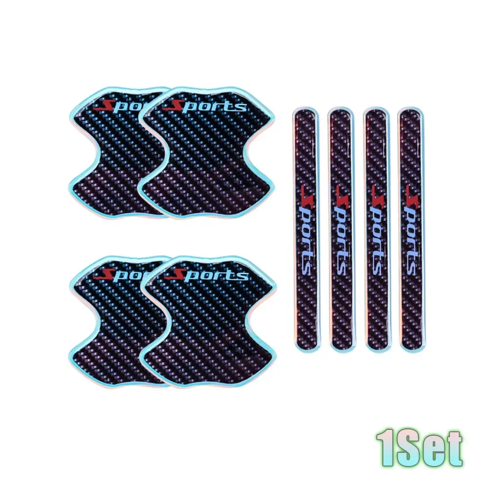 8 шт. дверная чаша автомобиля ручка защитная наклейка дверное зеркало заднего