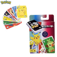 pokemon poker games card pocket monster real family funny entertainment board fun solitaire gift uno collect toys supplies