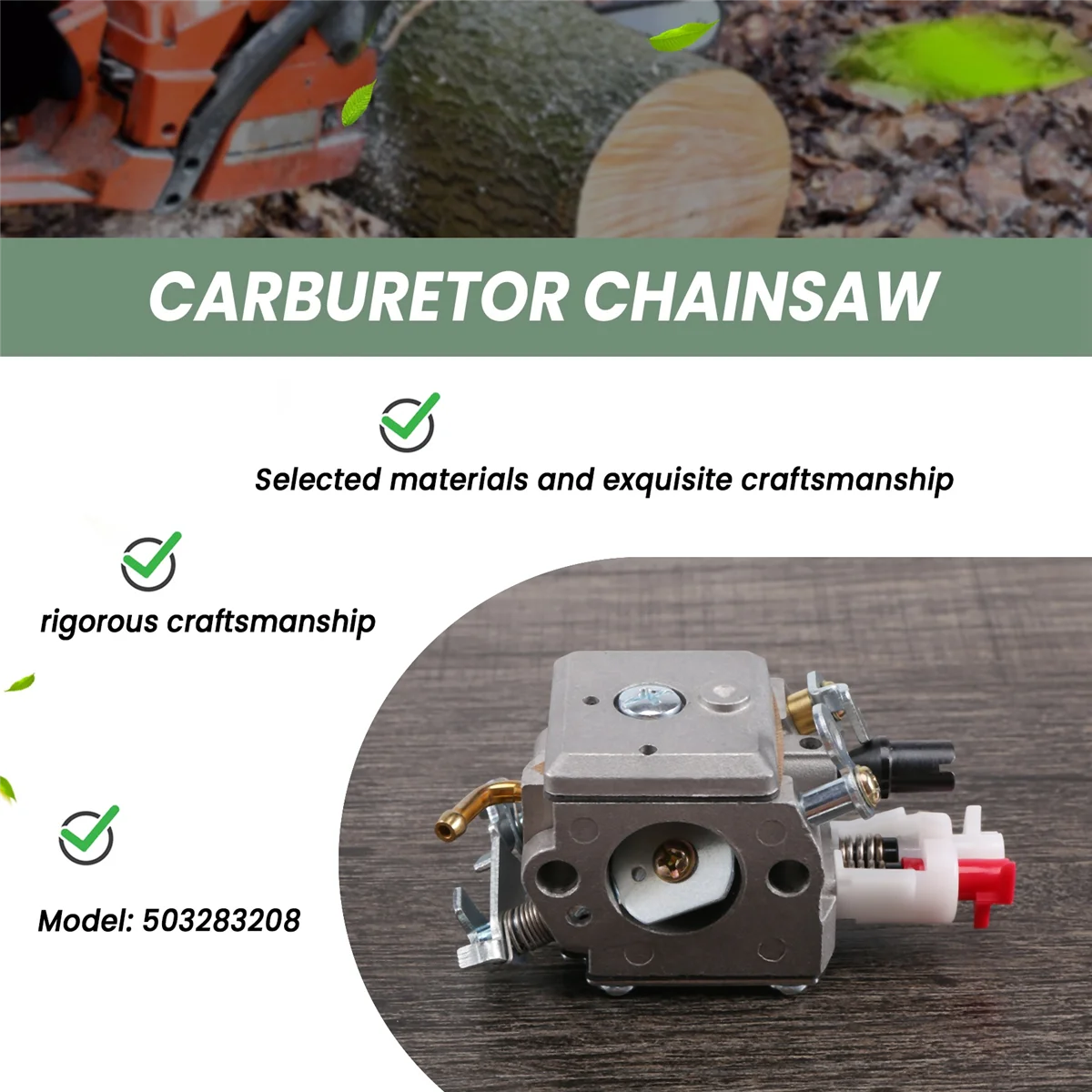 Новый карбюратор для HUSQVARNA 340 345 346 350 353, детали бензопилы Zama 503283208   Карбюр (art.: 3920cc3a2f316) - 3920cc3a2f316