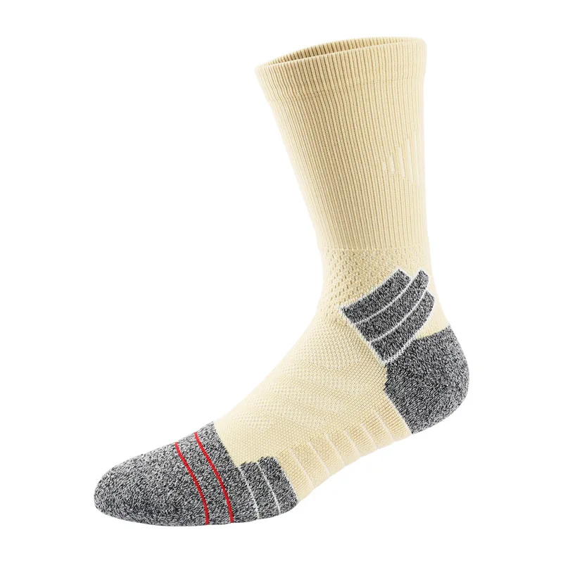 Basketball Ball Elite Basketball Sock Men's And Women's Medium  Thickened Towel Bottom Sweat Absorbing Breathable Non Slip Sport