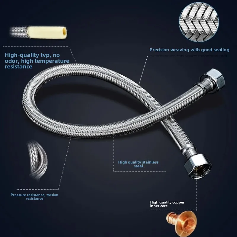 Удлинитель шланга для биде из нержавеющей стали установки Гибкий разъем