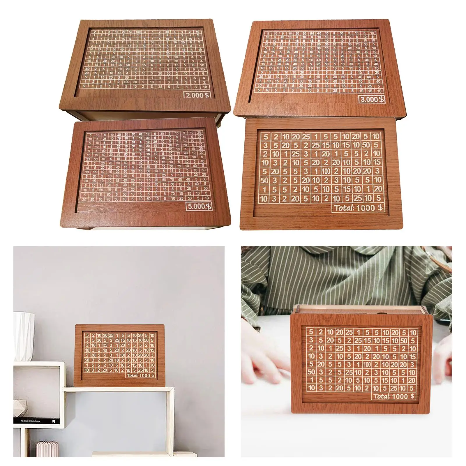 Копилка с мишенью для денег и числами