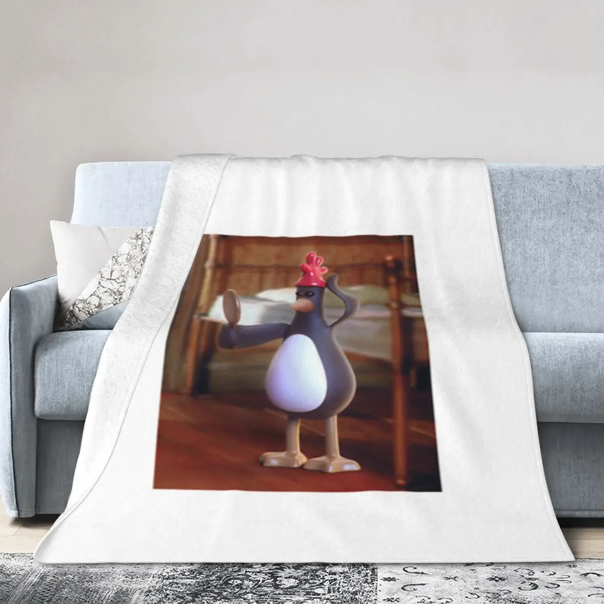 Перья Mcgraw Mirror Забавное ультрамягкое одеяло из микрофлиса