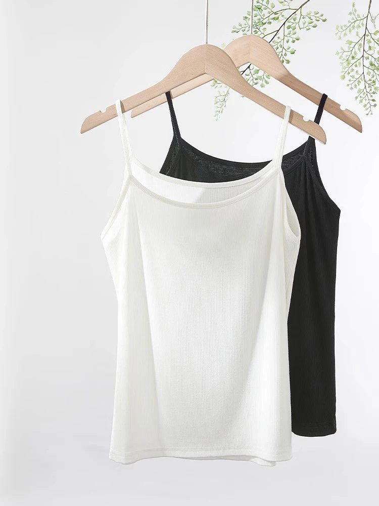 Женский сексуальный топ без рукавов майка из ледяного шелка бюстгальтер пуш-ап