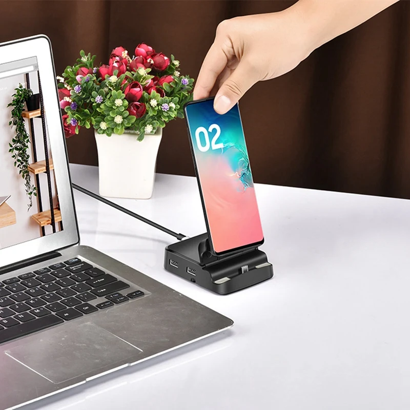 Док-станция 8 в 1 с USB C и док-станцией