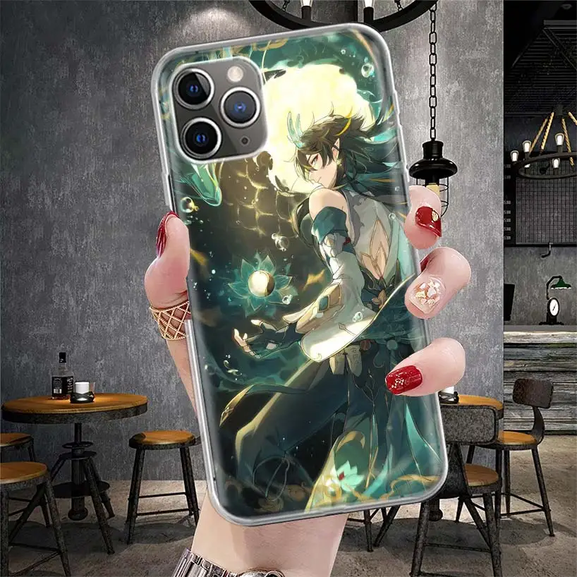 Honkai Star Rail Dan Heng мягкий чехол для телефона IPhone 11 13 16 Pro MAX 15 + 14 Plus 12 Mini X XS Apple 8 7 SE Fundas Coque