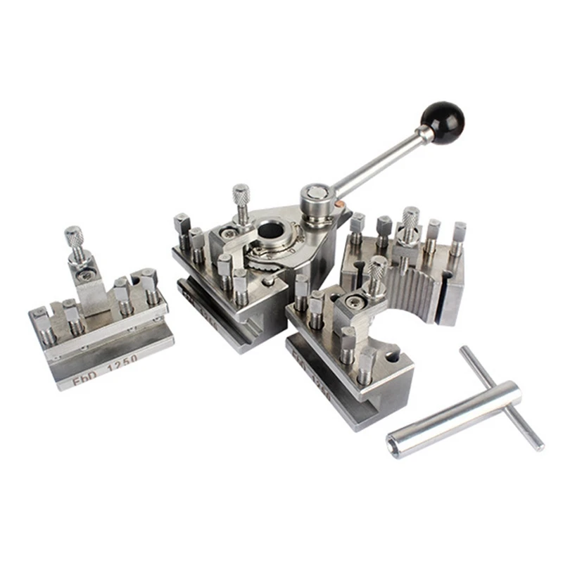 

Lathe Quick Change Tool Post Set For WM210V&WM180V&0618 12X12mm Tool Rest For Swing Over Bed 120-220Mm