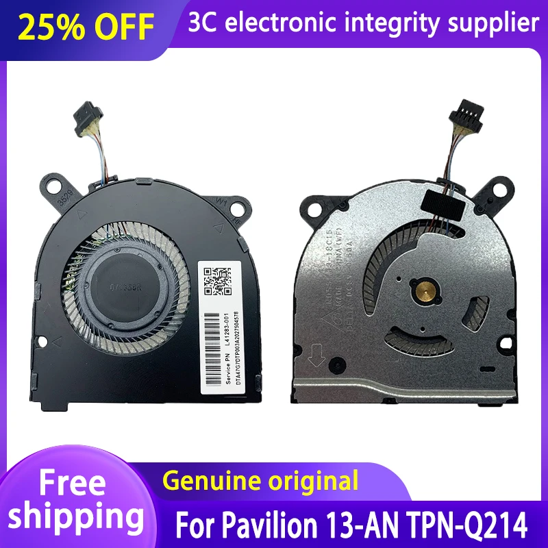 Новый Кулер для ноутбука, Кулер для ноутбука HP Pavilion 13-AN 13-13-AN0003TU AN006