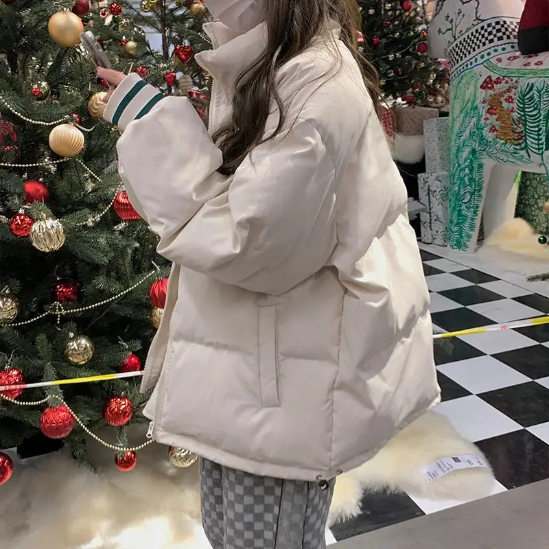 Winter Coat for Women Coats Parkas Puff Jackets Cotton Padded Jacket Korean Fashion Warm Y2k Tops Embroidery Thickening
