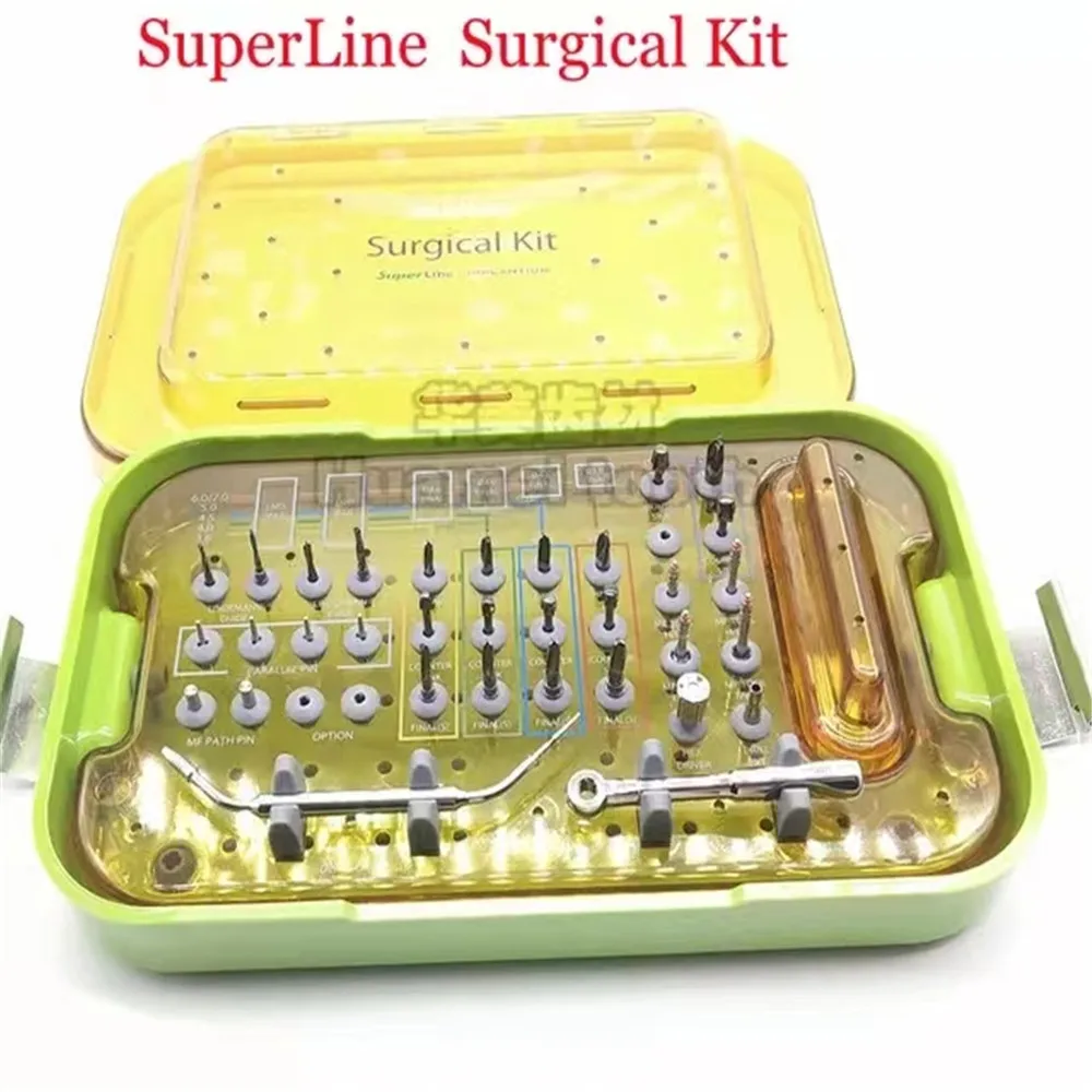 Implant Surgery Instrument Kit Implantium Tool Dental Uxif Dentium Surgical Drill Dentium Dental Oral Surgery Kit