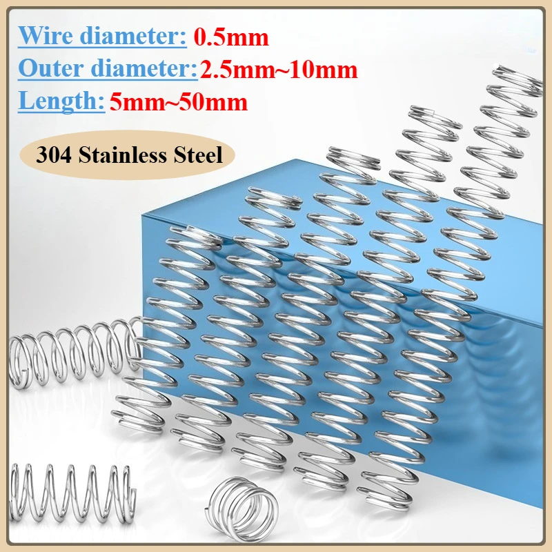 

Пружины сжатия из нержавеющей стали 304