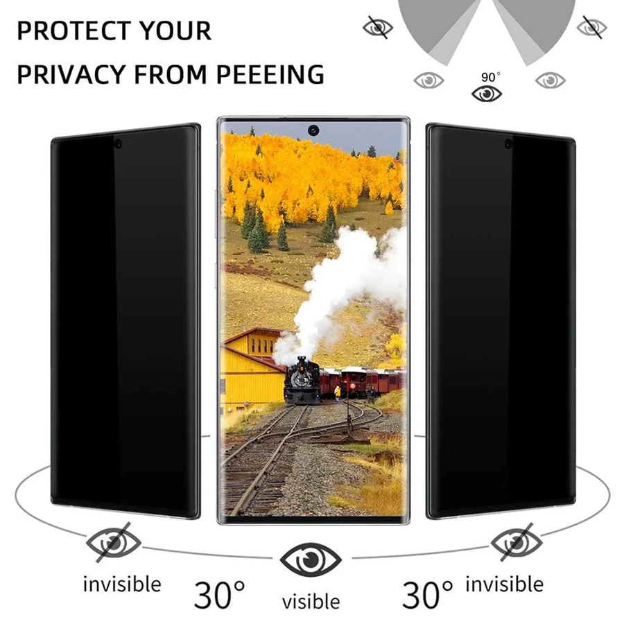 3D противошпионское закаленное стекло для Samsung Galaxy S22 S21 S20 ультратонкое Защитное