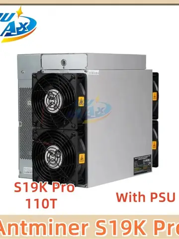 Bitmain Antminer S19k Pro 120TH/s на складе Bitcoin Miner 3250 Вт SHA-256 ASIC Miner BTC BCH BSV