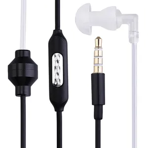 4 colors professional secret service air tube 3 5mm anti radiation mobile phone headsets headphone earphone single headphone free global shipping