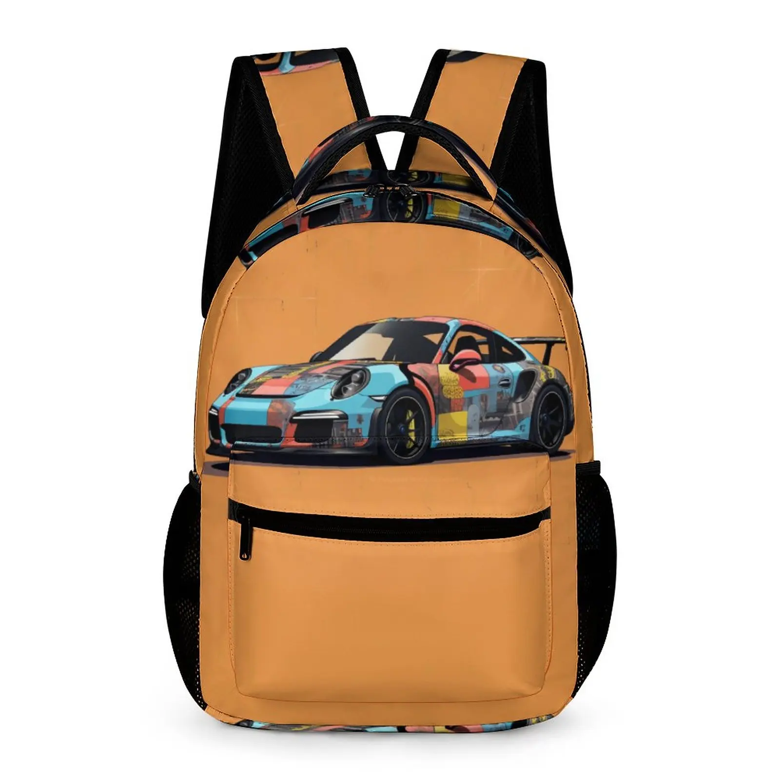 

Classic Sports Car Backpack Simplified Form Graffiti Pretty Backpacks Women Men Travel Big High School Bags Designer Rucksack