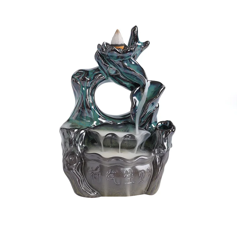 

Mosquito Incense Holder for Rods Decoration Home Decor Zen Garden Censer Aromatherapy Smell Distributor Smoke Waterfalls Burners