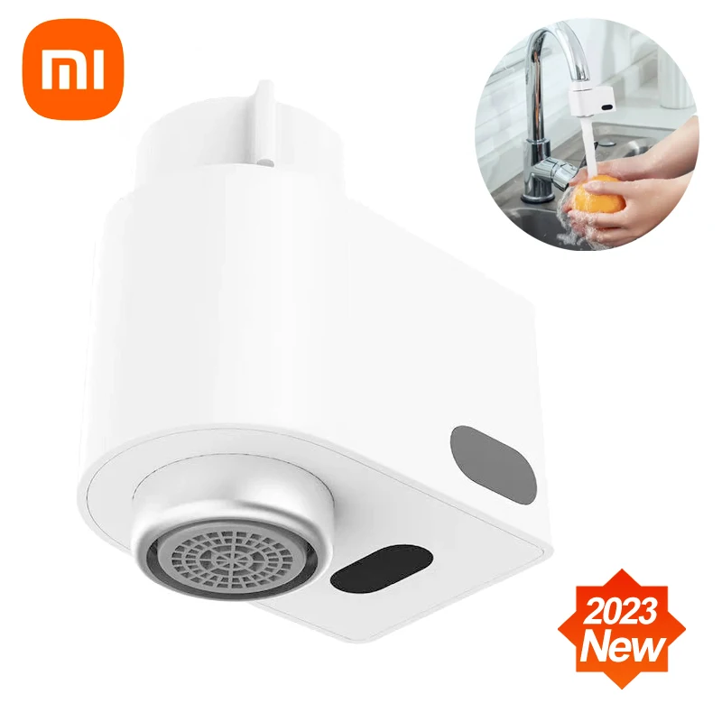

Xiaomi Automatic Water Saver Tap Smart Sensor Faucet Infrared Anti-overflow Kitchen Bathroom Inductive Nozzle Saving Device