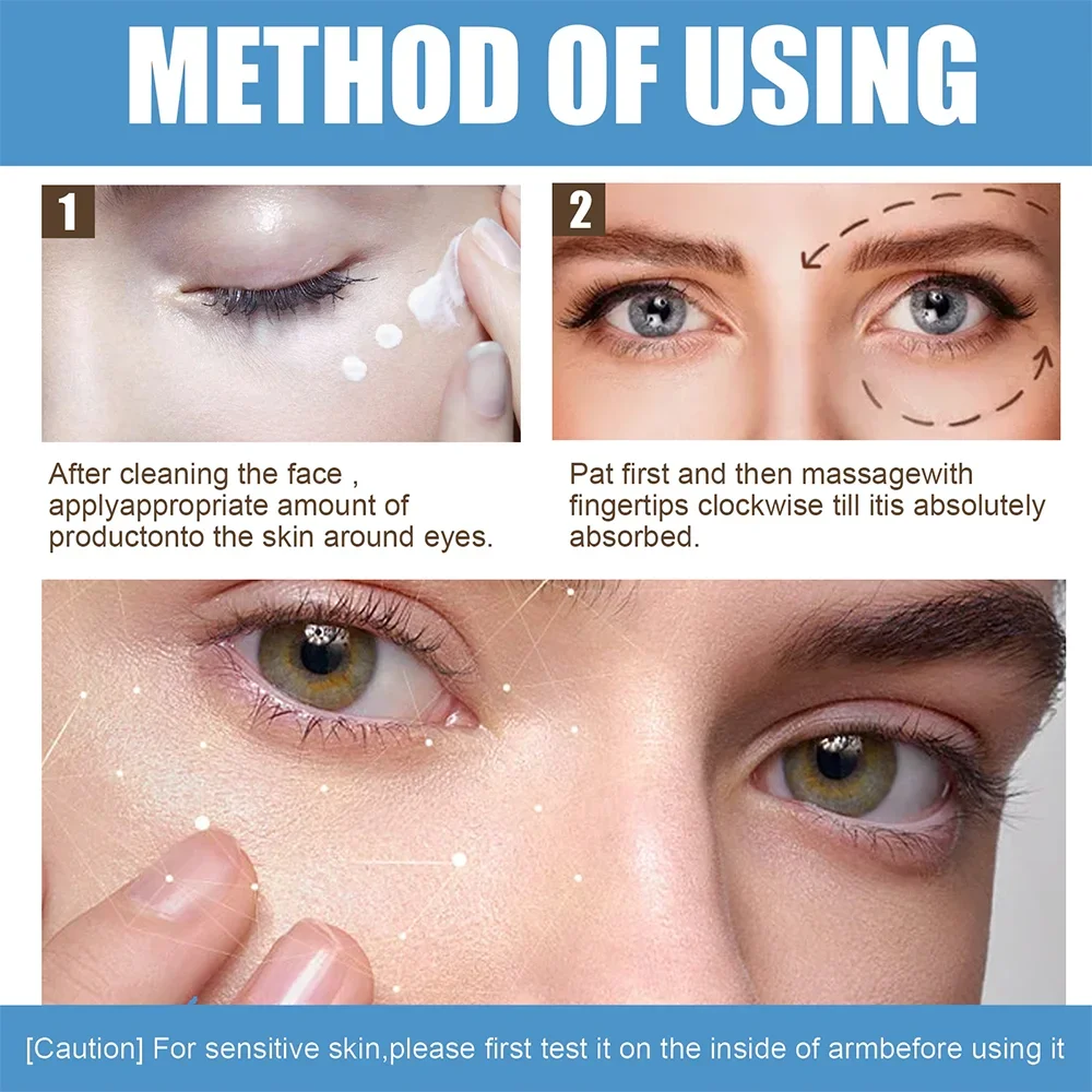 Мгновенное удаление мешков под глазами коллагеновый крем защита от морщин