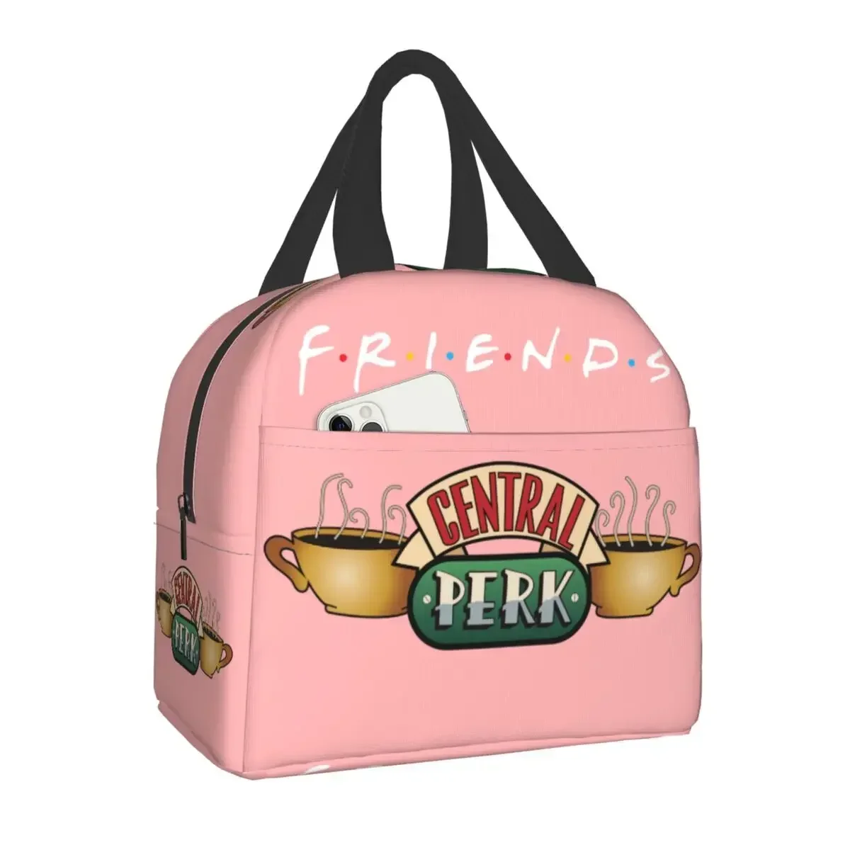 Классический ТВ-шоу Central Perk Friends Сумка для обеда-холодильник Изолированный