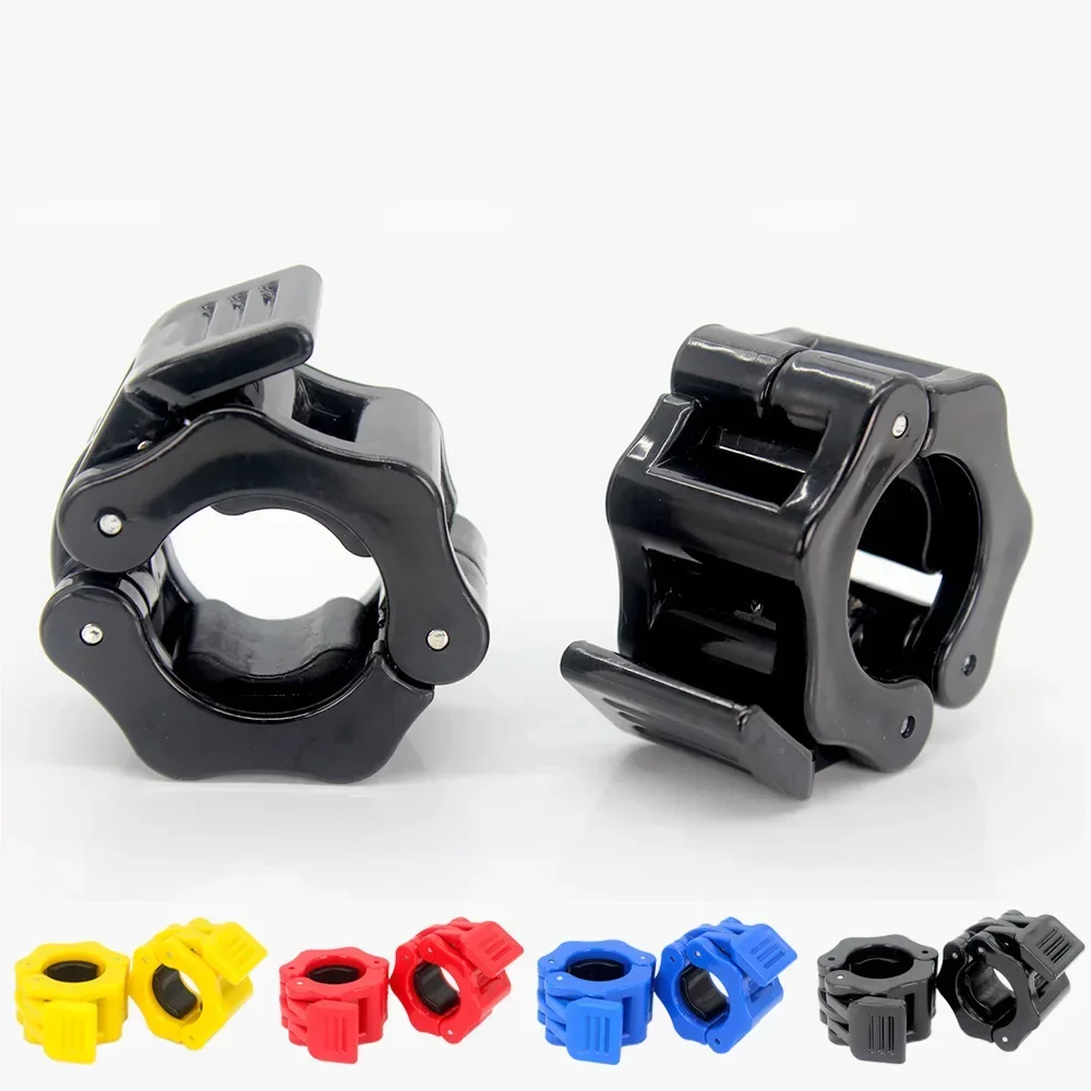 

Dumbbell Lock 25mm Lifting Barbell Locking Standard Bodybuilding Of Bar Collars Weight Gym Diameter Fitness Clamp Pair Clips