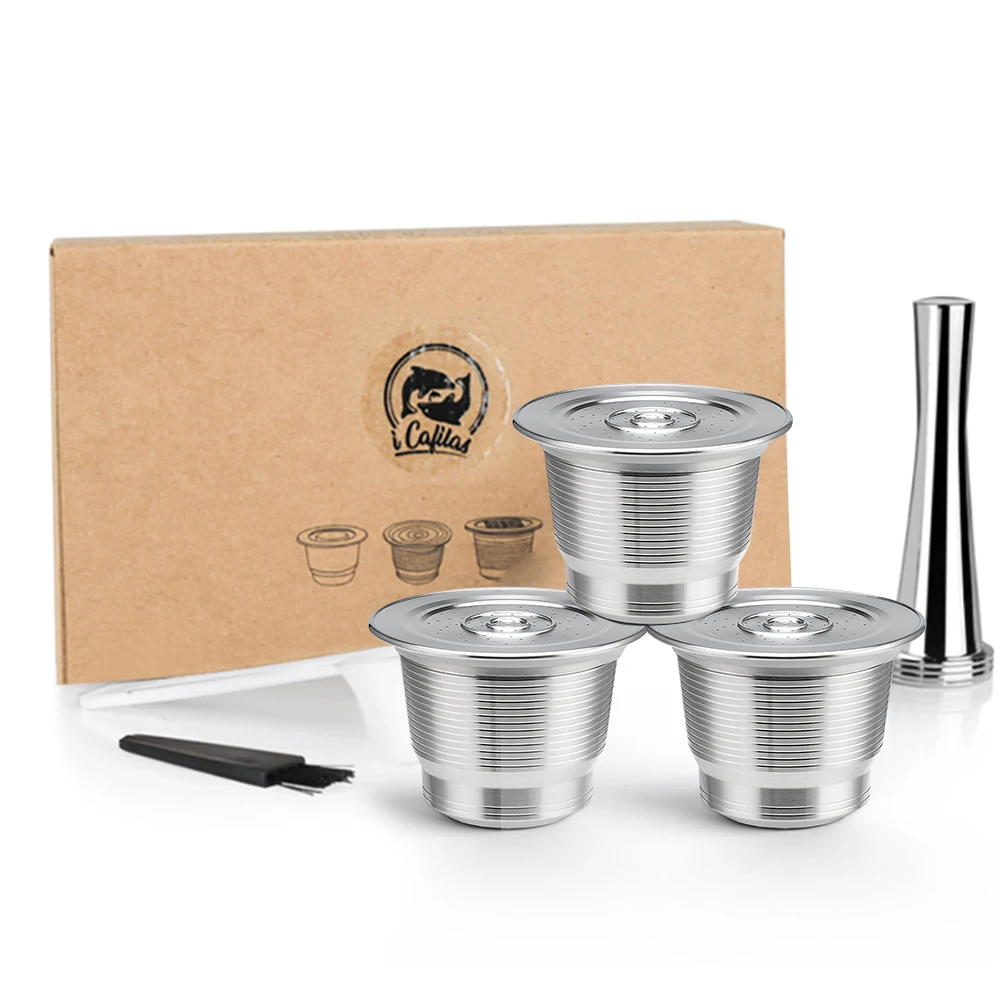 Nespresso Reusable Coffee Capsule Stainless Steel Refillable