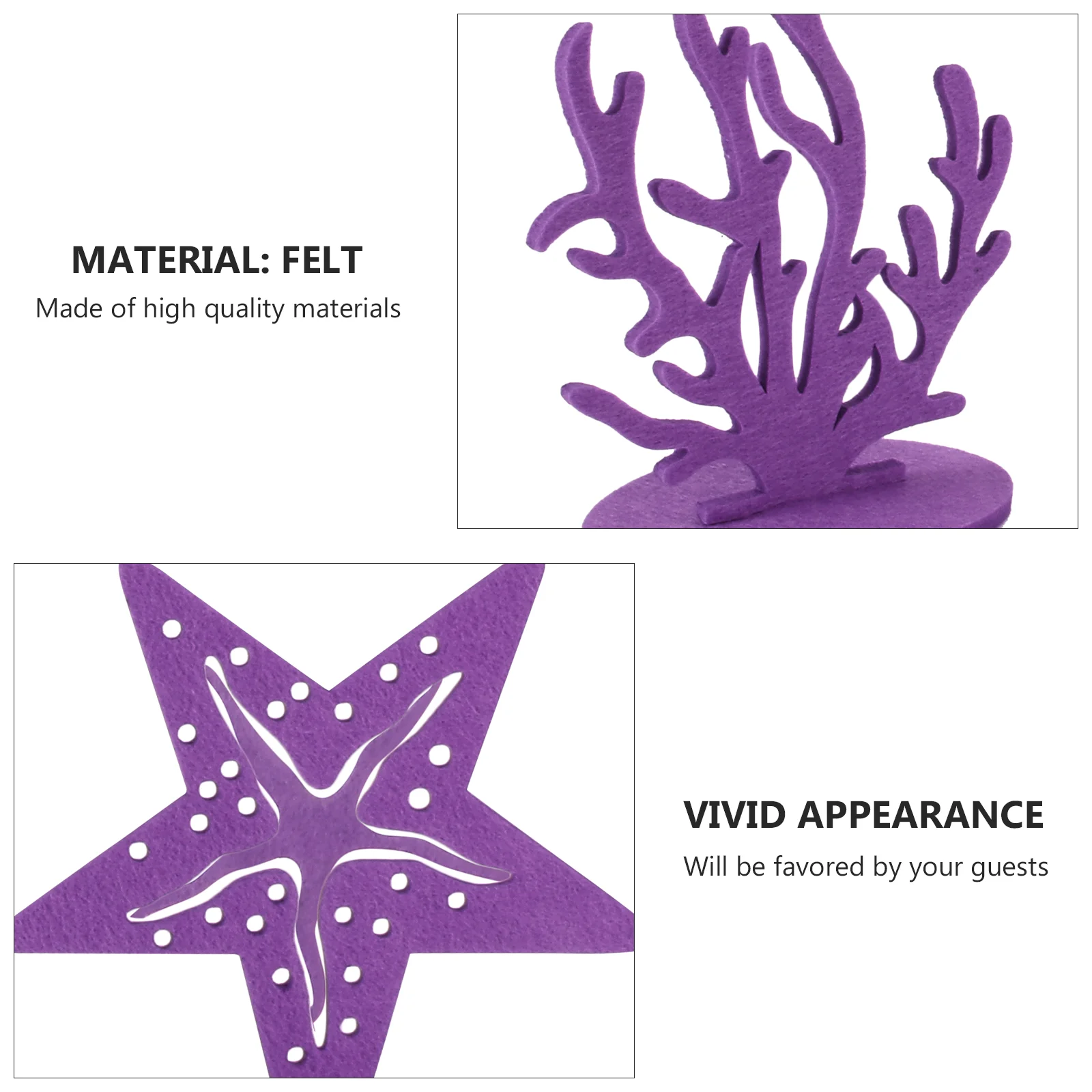 Фетровые украшения украшение для офиса рабочего стола летняя фигурка из морских