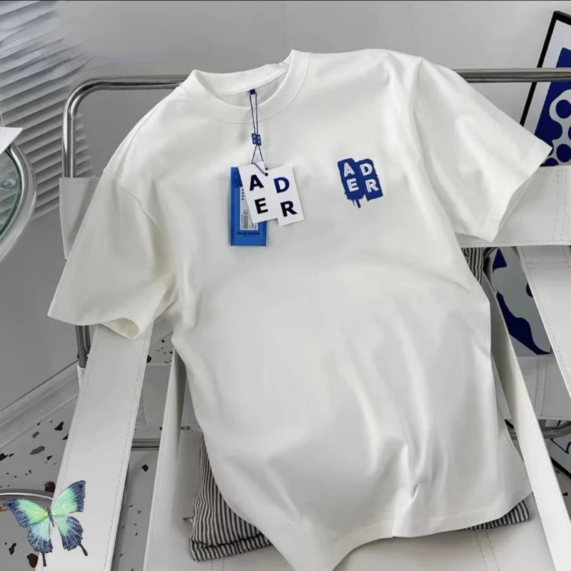 

2022SS ADER ERROR Classic Embroidered Letter T-Shirt